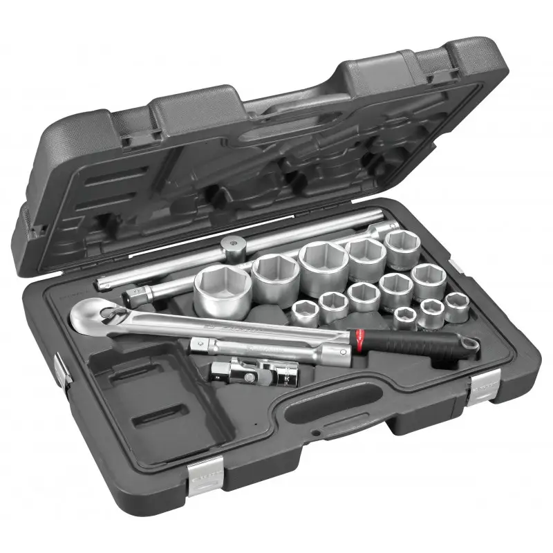 Paiement Sécurisé Coffret de douilles spéciale poids lourds 3/4'' 6 pans - Facom | KL.500PB