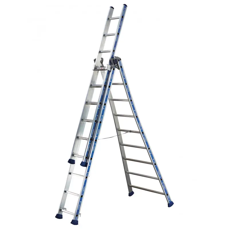 Marque Echelles Platinium transformable 3 plans 3x7 échelons Tubesca-Comabi | 02443607