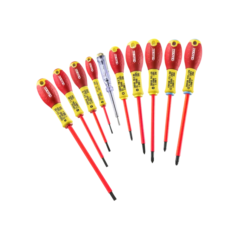 Jeu de 10 tournevis isolés 1000 volts - E160912 | Expert by Facom Offre Spéciale