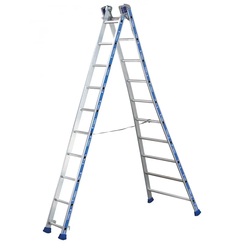 Echelles Platinium transformable 2 plans 2x8 échelons Tubesca-Comabi | 02442608 Certifié