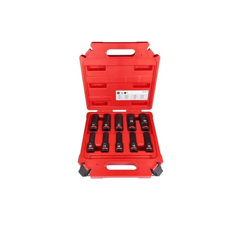 Jeu de douilles longues ½" SHOCKWAVE™ Impact Duty coffret de 10 pièces MILWAUKEE | 4932480457 Achat Immédiat