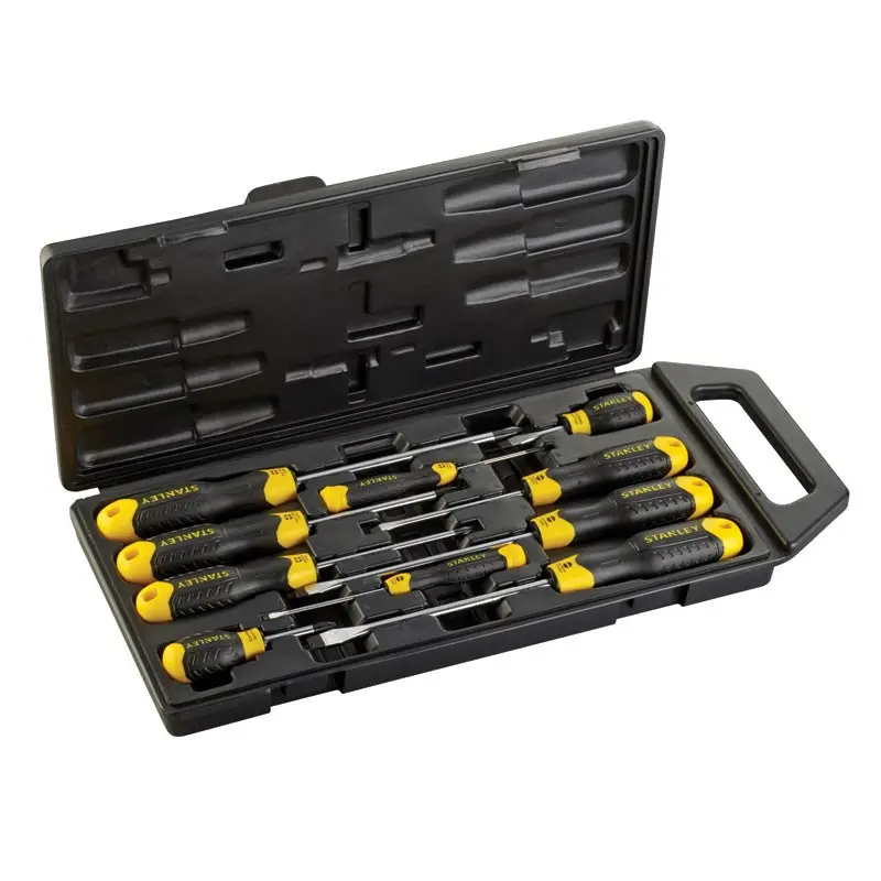 Achat Immédiat TOURNEVIS CUSHION GRIP - JEU DE 10 PIÈCES STANLEY 2-65-005