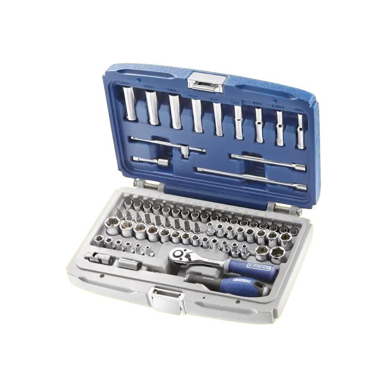 Coffret de douilles et accessoires 1/4" mixte - 73 pièces - E030707 | Expert by Facom Meilleur Prix