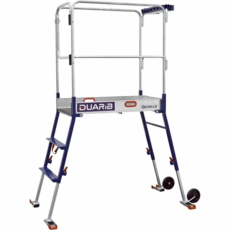 PLATEFORME IND ROUL HAUTEUR REGLABLE - GAZELLE - Duarib | 400710 Marque