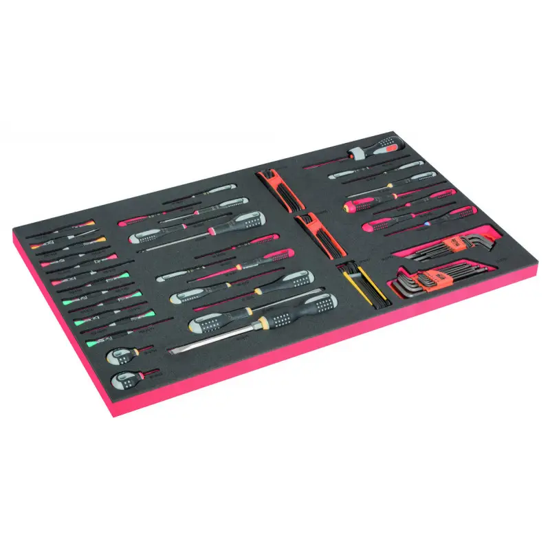 Commander Maintenant Module mousse pour servante 40", tournevis isolés ERGO™ et tournevis de précision - 88 Pcs - Bahco | FF1B06LM