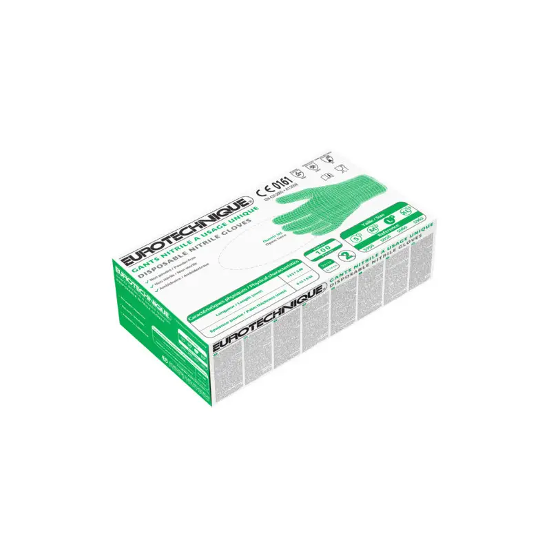 Remise Gants EURO-ONE 5960 nitrile vert (100gts) - COVERGUARD | MO5960