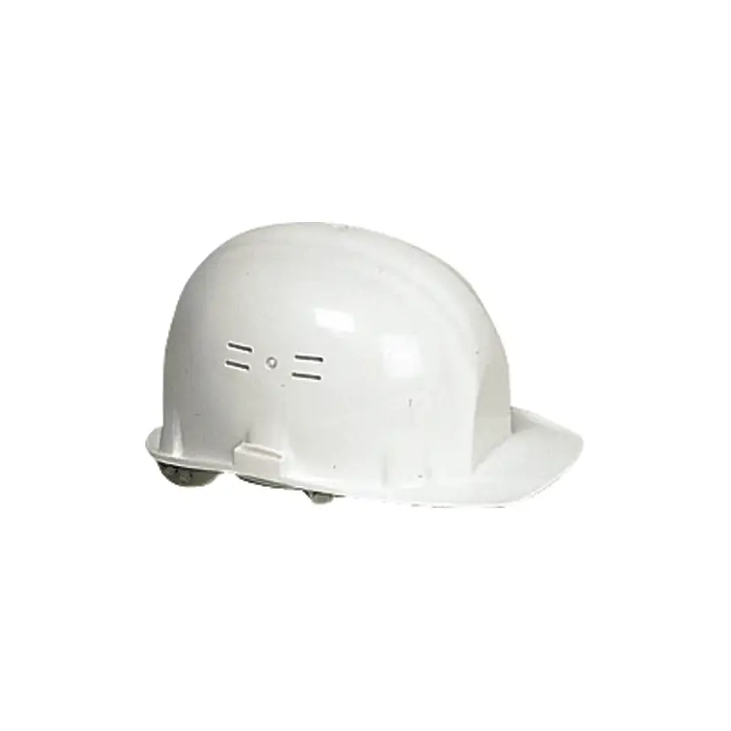 Casque de chantier blanc - bande anti-transpiration - EARLINE | 65100 Dernière Chance