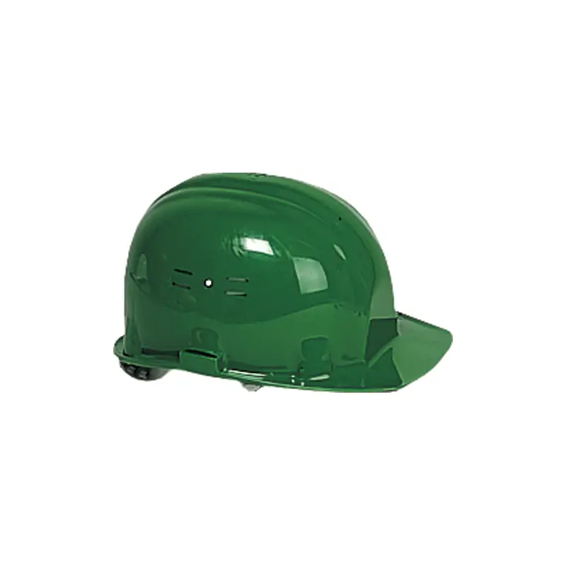 Casque de chantier vert - bande anti-transpiration - EARLINE | 65102 Bon Plan