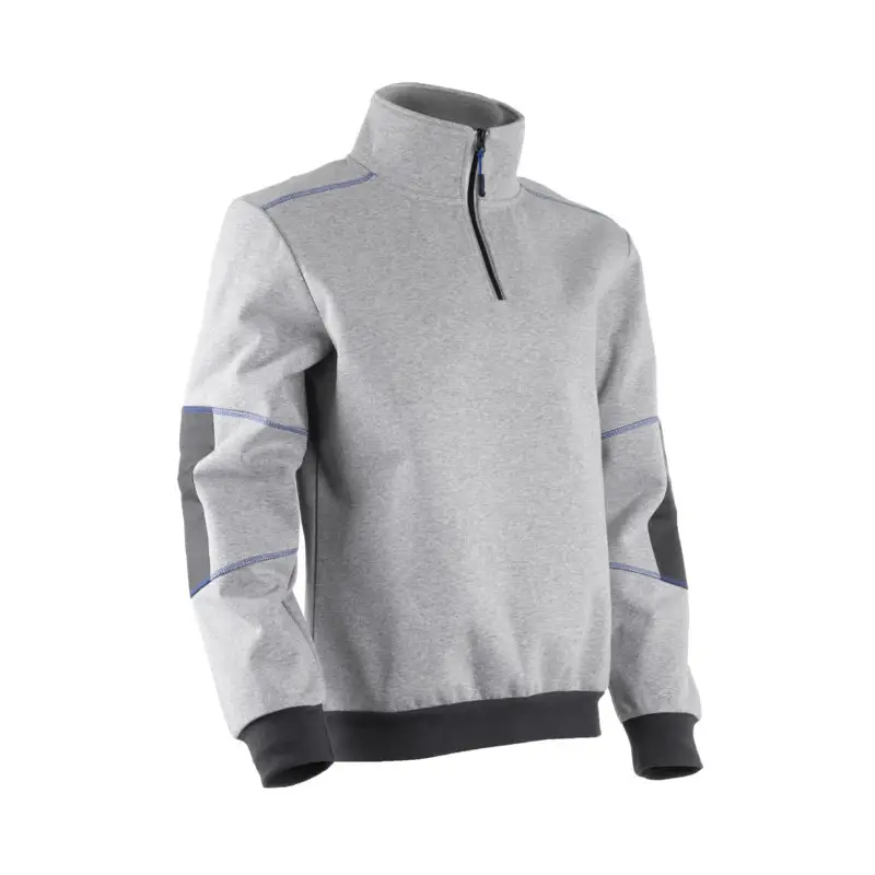 Sweat - ORCKA - Molleton 70% CO/30% PES + TPU membrane + Micromink 520g/m2 - Gris chiné clair - COVERGUARD | 5ORC550 Populaire