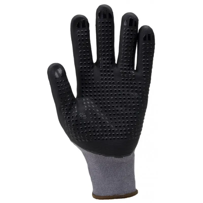 Achat Immédiat Gants EUROLITE 15N600D polyamide J15, paume enduite micro mousse nitrile + picots - COVERGUARD | 1NIDP00