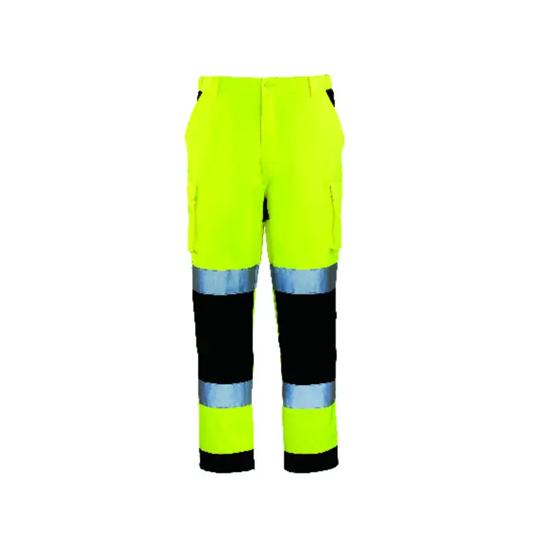 Haute Qualité Pantalon - PATROL - 60% CO/40% PES 245g/m2 - Jaune HV/Marine - COVERGUARD | 7PAJP