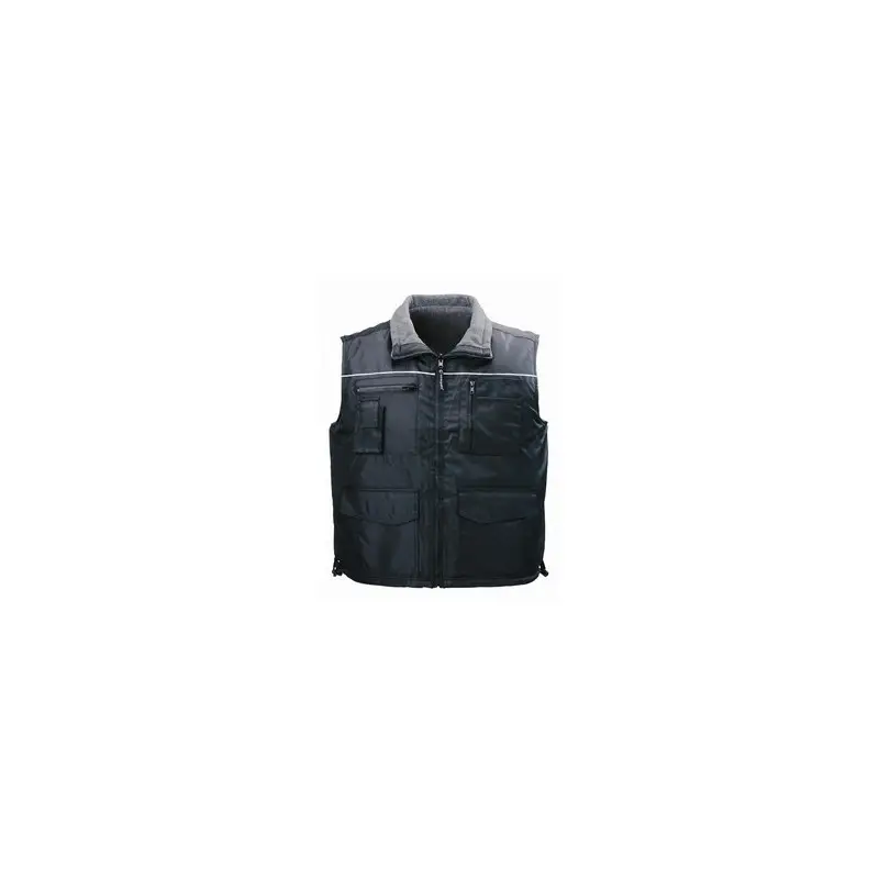 Expédié Aujourd’hui Gilet noir CARISTE - 100 % polyester - doublé polaire - COVERGUARD | 5CARN