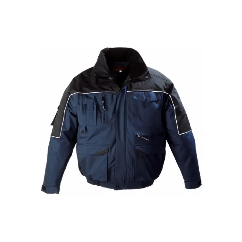Blouson multipoches RIPSTOP - marine / noir - manches amovibles - Coverguard | 5BMRN Must-Have
