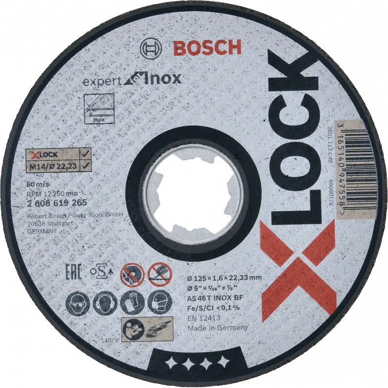 Must-Have Disque à tronçonner droit X-LOCK Expert for Inox Bosch Professional | 2608619265