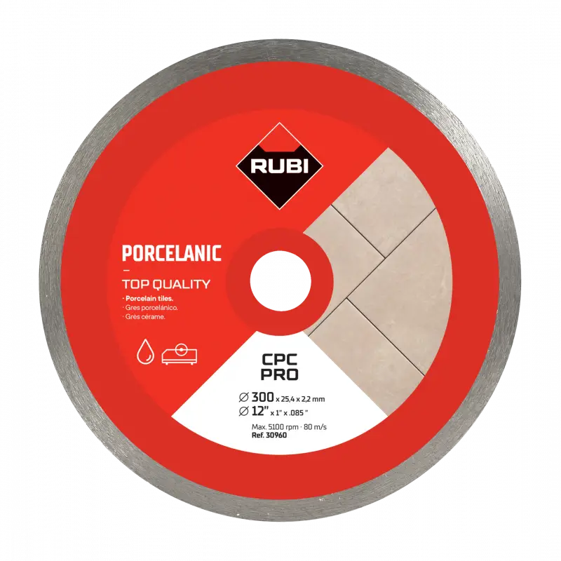 Disque CPC 300 PRO - RUBI | 30960 Commande En Gros