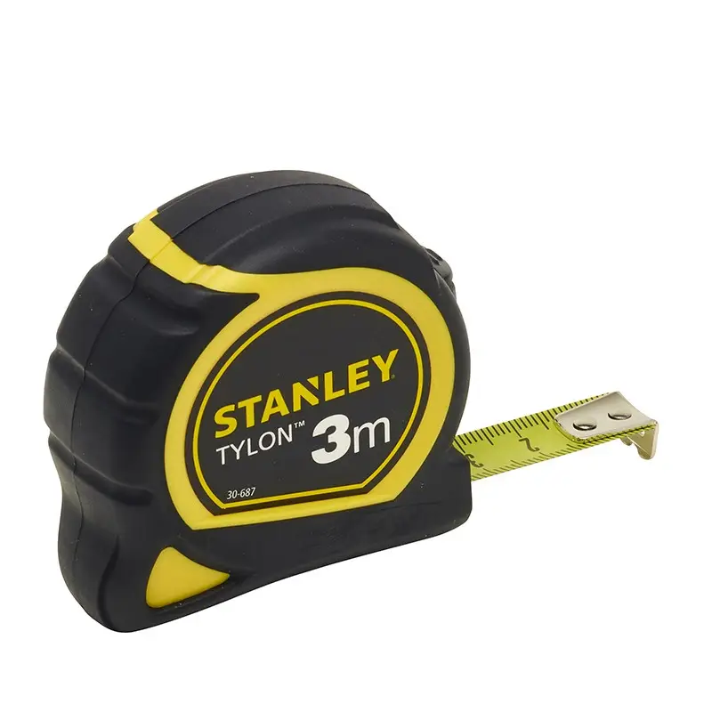 MÈTRE A RUBAN MESURE 3M X 12,7MM BI MATIÈRE TYLON STANLEY 0-30-687 Satisfait Ou Remboursé