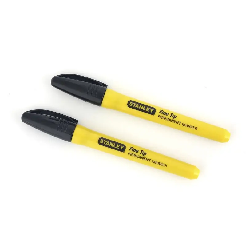 Marqueurs noirs à pointe fine -2 pièces - STANLEY | 0-47-316 Soldes