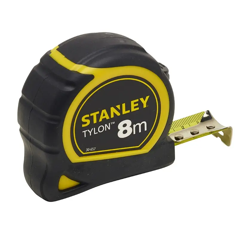 Must-Have MÈTRE A RUBAN MESURE 8M X 25MM BI MATIÈRE TYLON STANLEY 1-30-657