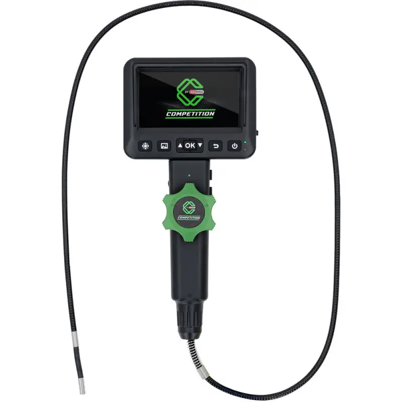 Vidéoscope COMPETITION HD avec sonde de caméra frontale flexible 180° et 0° Ø 6,0 mm - KSTools | 512.4600 Prix Réduit