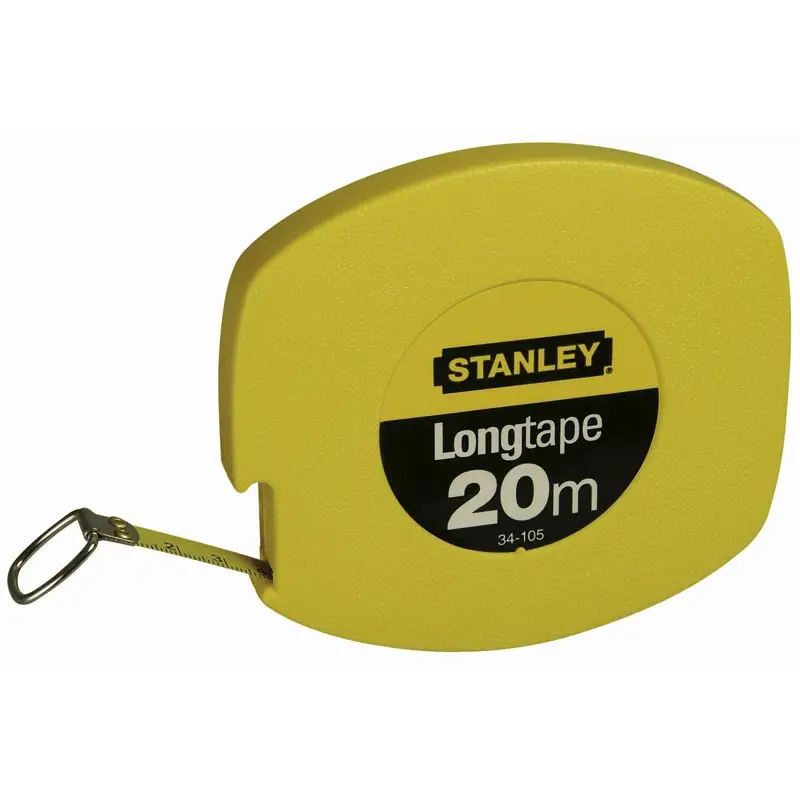 DÉCAMÈTRE MESURE LONGUE 20 X 9,5MM RUBAN ACIERSTANLEY 0-34-105 Expédition Rapide