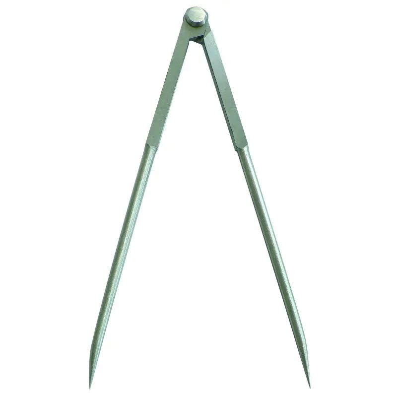 COMPAS A CHARNIERE A POINTES 220MM ACIER POLI TALIAPLAST | 402522 Remise