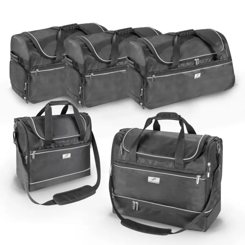 Meilleure Vente Set de sacs de voyage Carbags pour VW Passat Berline B8 (3G2), sac de voyage 45 l + sac de sport 50 l + 3x sac à roulettes 115 l