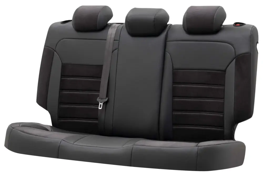 Housse de siège Bari pour Ford GRAND C-MAX DXA/CB7 12/2010-auj., 1 housse de siège arrière pour les sièges normaux Trend/Titanium Nouvel Arrivage