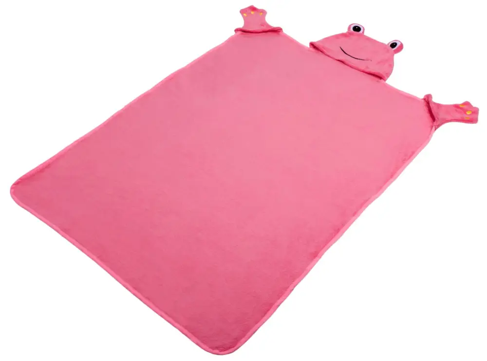 Dernier Modèle Couverture pour enfants Froggy pink 130 x 100 cm
